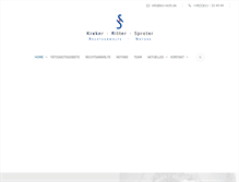Tablet Screenshot of krs-recht.de